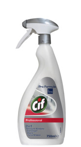 Cif Professional Nettoyant sanitaire 2in1 en pulverisateur 750 ml