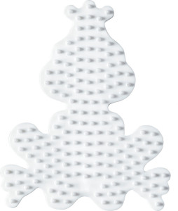 Hama Pegboard « petite grenouille », blanc