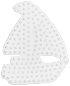 Hama Pegboard « petite grenouille », blanc