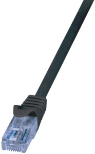 LogiLink EconLine câble de raccordement, Cat. 6A, U / UTP, 1,0 m, blanc