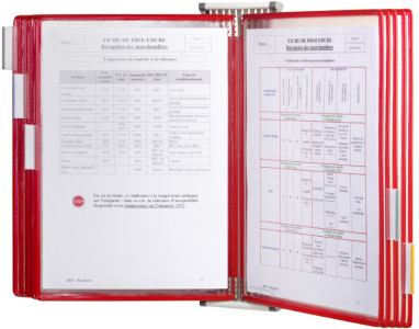 tarifold tdisplay Wandsichttafelsystem Metall, bestückt