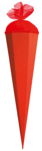ROTH métier Schultüte avec obturateur, 850 mm, rouge