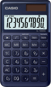 CASIO calculatrice SL-1000 SC-PK, le fonctionnement solaire / batterie