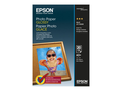 Epson : PHOTO papier GLOSSY A3+ 20 SHEET