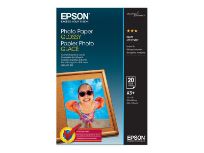 Epson : PHOTO papier GLOSSY A3+ 20 SHEET