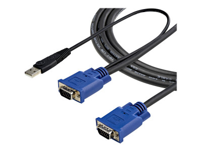 Startech : 15FT/4.6M ULTRA THIN PC USB+VGA KVM cable