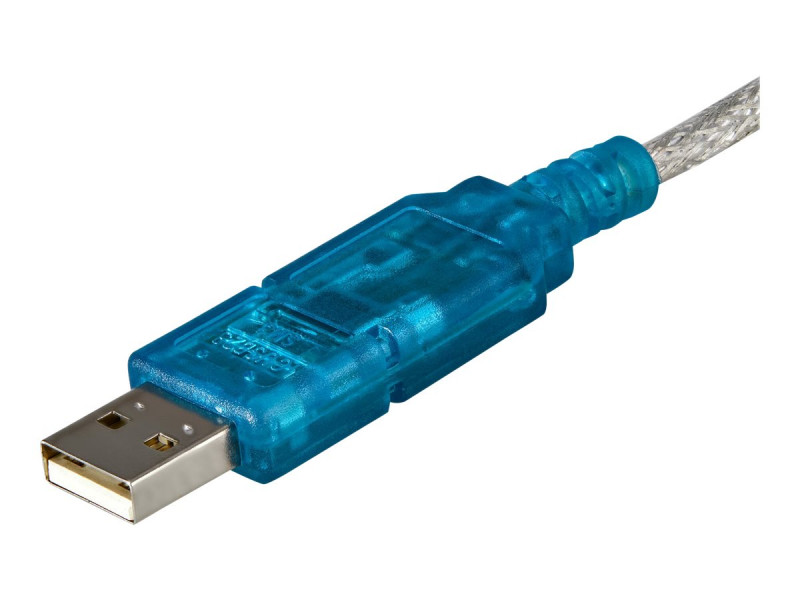 Câble USB Vers RS232 DB9 mâle - Bleu