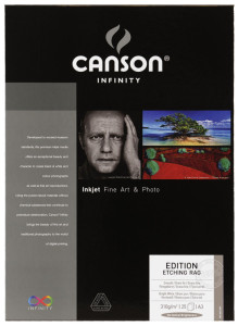 CANSON INFINITY Papier photo Edition Etching Rag, 310 g/m2,