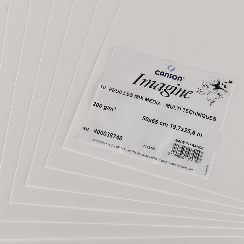 Paquet de 200 feuilles à dessin 160g A3 blanc – e-fournitures