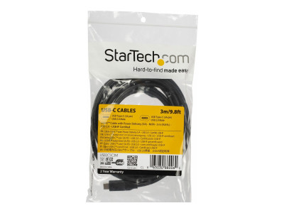 Startech : 3M USB TYPE C cable avec 5A PD - USB 2.0 - USB-IF CERTIFIED