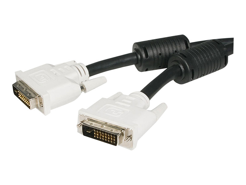 Câble avec connexion DVI-D mâle vers DVI-D mâle 24+1 dual link de