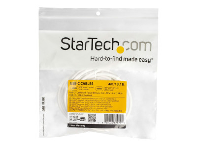 Startech : 4M USB TYPE C cable avec 5A PD-USB 2.0 - USB-IF CERTIFIED