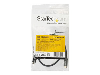 Startech : 0.5M USB TYPE C cable avec 5A USB 2.0