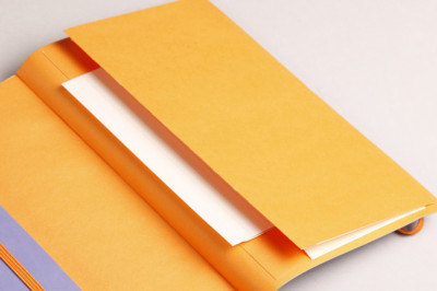 RHODIA Carnet souple RHODIARAMA, A6, ligné, orange