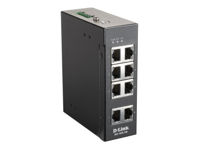 D-Link : 8 PORT UNMANAGED SWITCH W/8 X 10/100 BASET(X) PORTS