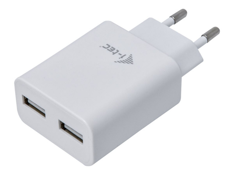 Chargeur Secteur - 2 ports USB 2.4A White