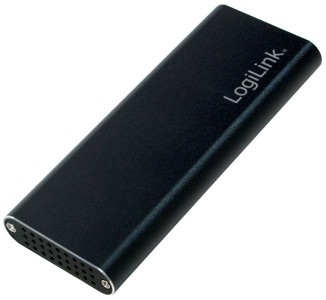 LogiLink enceinte M.2 SATA HDD, USB 3.1, noir