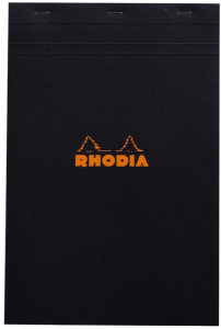 RHODIA Bloc agrafé No. 19, format A4+, uni, orange