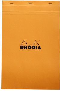 RHODIA Bloc agrafé No. 19, format A4+, uni, orange