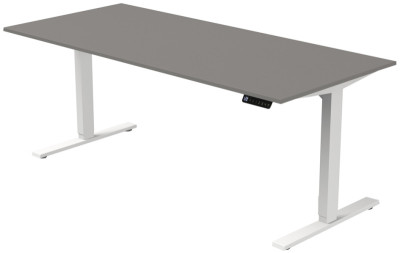 Kerkmann bureau assis-debout Déplacer 3, (B) 1 600 mm, blanc