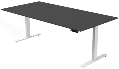 Kerkmann bureau assis-debout Déplacer 3, (B) 1 600 mm, blanc