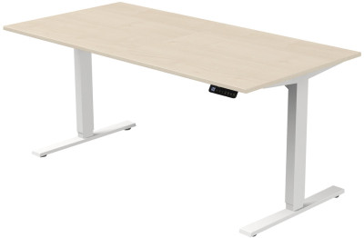 Kerkmann bureau assis-debout Déplacer 3, (B) 1800 mm, blanc