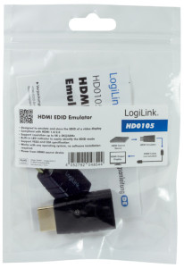 LogiLink émulateur EDID HDMI, noir