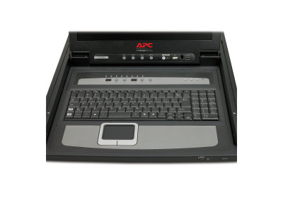 APC : 17 RACK LCD CONSOLE 8 PORT INTEGRATED ANALOG KVM SWITCH