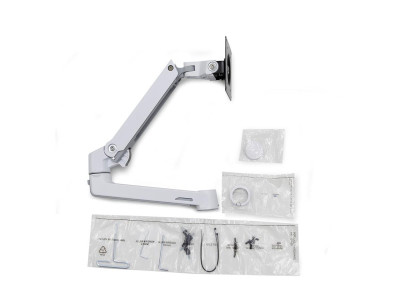 Ergotron : LX DUAL STACKING ARM. extension et COLLAR KIT. BRIGHT WHITE