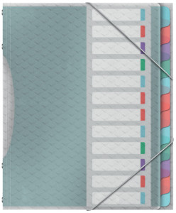 Esselte Trieur Colour'Ice, A4, PP, 6 compartiments