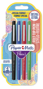 Paper:Mate Stylo feutre Flair Original STANDARD, étui de 4