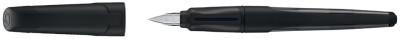 STABILO Stylo plume EASYbuddy A, droitiers, noir/bleu