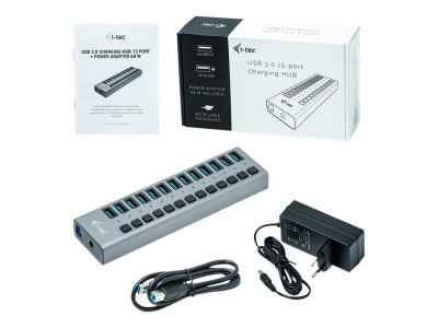 I-Tec : I-TEC USB 3.0 HUB 13 PORT 60 W I-TEC USB 3.0 HUB 13 PORT 60 W