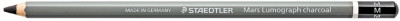 STAEDTLER Kohlestift Mars Lumograph charcoal, Härtegrad: H