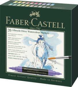 FABER-CASTELL Marqueur aquarelle ALBRECHT DÜRER, étui de 10