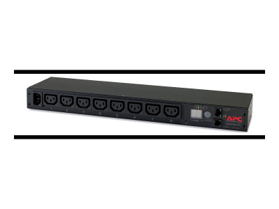 APC : RACK PDU METERED 1U 12A/208V 10A/230V (8) C13S