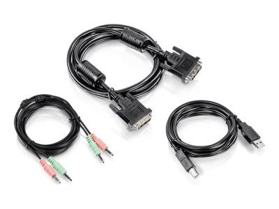 TrendNet : 6 FT. DVI-I USB et AUDIO KVM cable kit