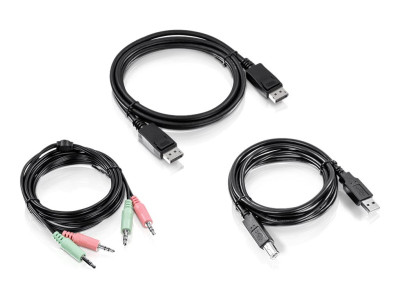 TrendNet : 6 FT.DISPLAYPORT USB et AUDIO KVM cable kit