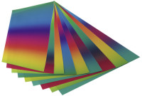 folia Papier brillant, (l)350x (L)500 mm, couleurs assorties