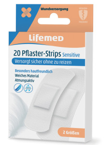 bandes de plâtre Lifemed « sensible », blanc, 10