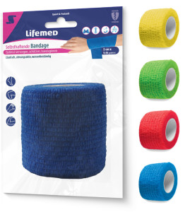 Lifemed bandage auto-adhésif 50 mm x 4,0 m