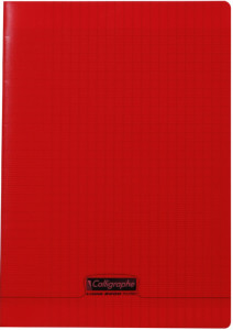 Calligraphe Cahier 8000 POLYPRO, 210 x 297 mm, rouge
