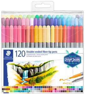 STAEDTLER à double Fasermaler design Journey, 120s cas