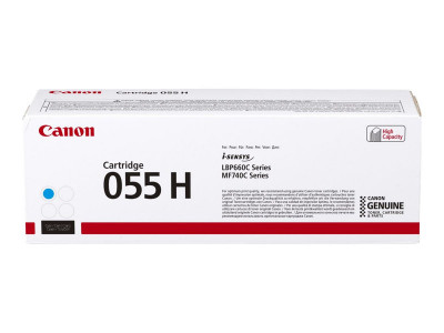 Canon toner 055 H C cartouche 055C Grande capacité pour i-Sensys série MF740 et LBP660