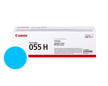 Canon toner 055 H C cartouche 055C Grande capacité pour i-Sensys série MF740 et LBP660