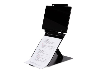 R-Go Tools R-Go Riser Duo, Support pour tablette et ordinateur portable, réglable, noir