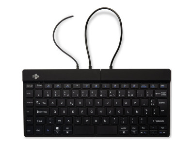 R-Go Tools R-Go Split Break Clavier Ergonomique, AZERTY (FR), noir, filaire