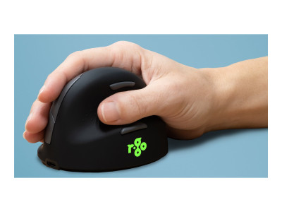 R-Go Tools R-Go HE Mouse, Souris ergonomique droitier sans fil Moyen