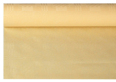 PAPSTAR nappe damassée, (B) 1,2 x (L) 8 m, jaune