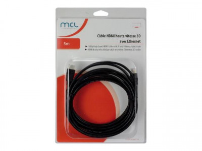 MCL Samar : 1080P HIGH SPEED HDMI cable avec 3D ETHERNET MALE-MALE 5M